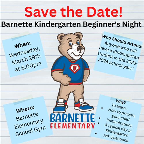 Kindergarten Beginner's Night